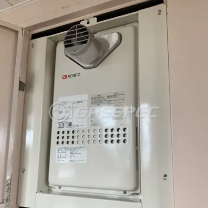 施工後の給湯器（ノーリツ GQ-2427AWX-T-DX BL）