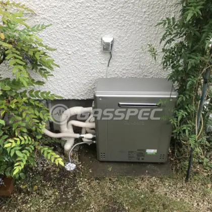 施工後の給湯器（ノーリツ GT-C2062SARX-2 BL）
