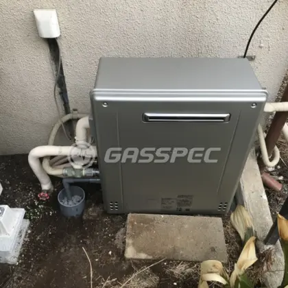 施工後の給湯器（ノーリツ GT-C2062SARX-2 BL）