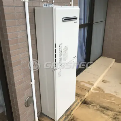 施工後の給湯器（リンナイ RUF-A1615SAW(B)）