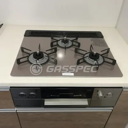 施工後のビルトインガスコンロ（リンナイ RHS31W32L22RSTW）
