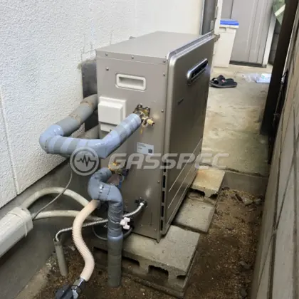 施工後の給湯器（パロマ FH-2420FAR）
