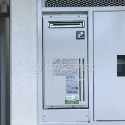 施工後の給湯器（パーパス GS-1601WS-1(BL)）