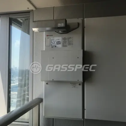 施工後の暖房熱源機（ノーリツ GTH-2444AWX3H-T-1 BL）