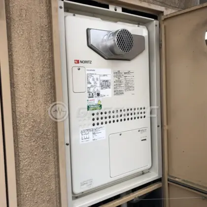 施工後の暖房熱源機（ノーリツ GQH-2443AWX3H-T-DX BL）