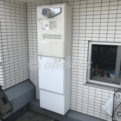 施工後の暖房熱源機（ノーリツ GTH-2444AWX3H-T-1 BL）