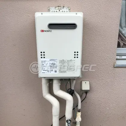 施工後の給湯器（ノーリツ GQ-2039WS-1）
