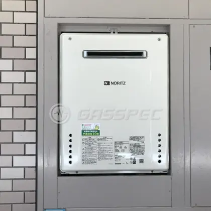 施工後の給湯器（ノーリツ GT-2060AWX-2 BL）