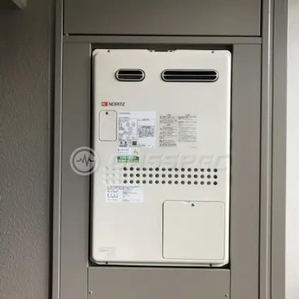 施工後の暖房熱源機（ノーリツ GTH-2444AWX3H-1 BL）