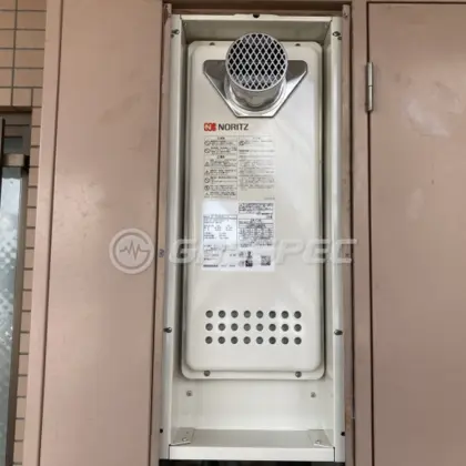施工後の給湯器（ノーリツ GT-1653SAWX-T-4 BL）