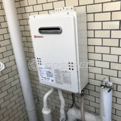 施工後の給湯器（ノーリツ GQ-1639WE-1）
