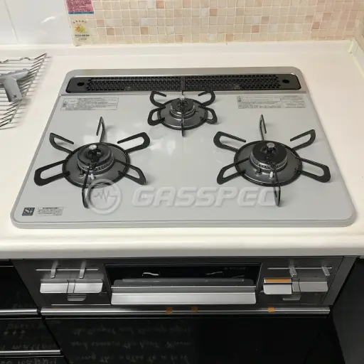交換後のビルトインガスコンロ（パロマ PD-509WS-60CV）