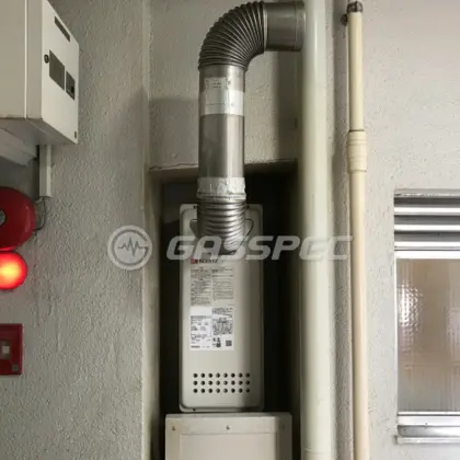 施工後の給湯器（ノーリツ GT-2053SAWX-T-4 BL）