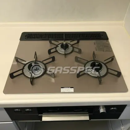 施工後のビルトインガスコンロ（リンナイ RHS31W32L22RSTW）