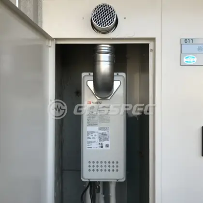 施工後の給湯器（ノーリツ GT-1653SAWX-T-4 BL）