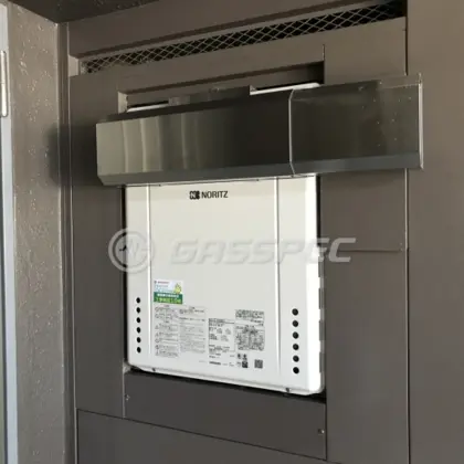 施工後の給湯器（ノーリツ GT-2460SAWX-2 BL）