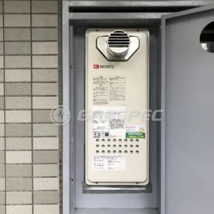 施工後の給湯器（ノーリツ GQ-1628AWX-T-DX BL）