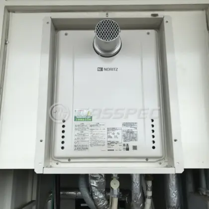 施工後の給湯器（ノーリツ GT-2460AWX-T-2 BL）
