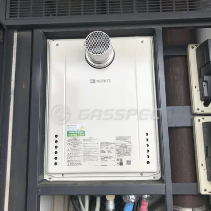 施工後の給湯器（ノーリツ GT-2460SAWX-T-2 BL）