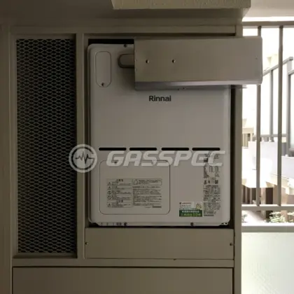 施工後の暖房熱源機（リンナイ RVD-A2400AA2-3(B)）