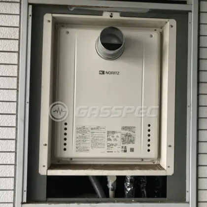 施工後の給湯器（ノーリツ GT-2460SAWX-T-2 BL）