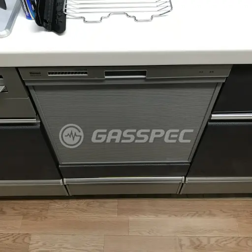 交換後のビルトイン食洗機（リンナイ RSW-C402C-SV）