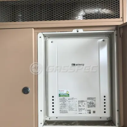 施工後の給湯器（ノーリツ GT-2460SAWX-H-2 BL）