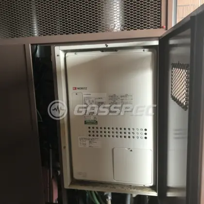 施工後の暖房熱源機（ノーリツ GTH-2444AWX3H-H-1 BL）
