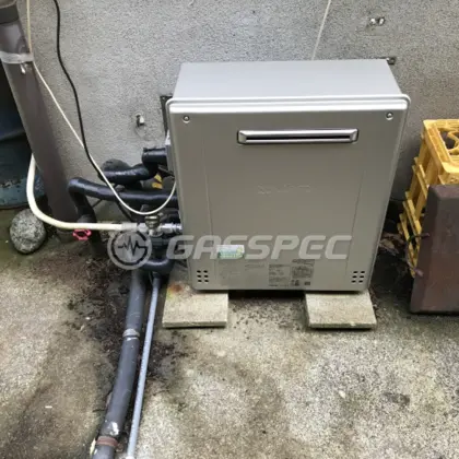 施工後の給湯器（ノーリツ GT-C2462SARX-2 BL）
