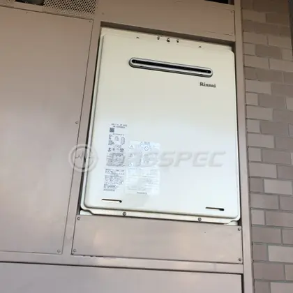 施工後の給湯器（リンナイ RUF-A2405SAW(B)）