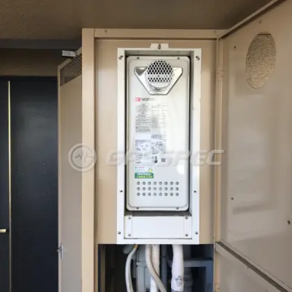 施工後の給湯器（ノーリツ GT-2053SAWX-T-4 BL）