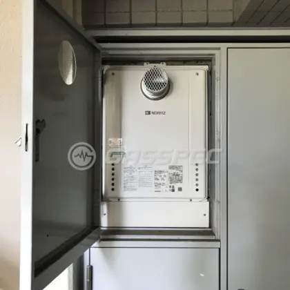 施工後の給湯器（ノーリツ GT-2060AWX-T-2 BL）