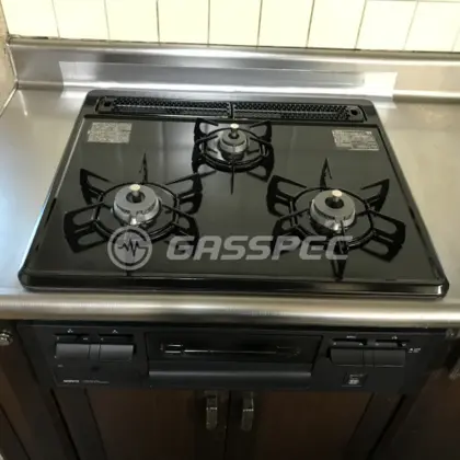 施工後のビルトインガスコンロ（ノーリツ N3GT2RVQ1）