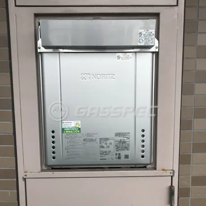 施工後の給湯器（ノーリツ GT-C2062SAWX-2 BL）