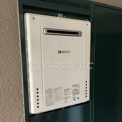施工後の給湯器（ノーリツ GT-2060AWX-2 BL）