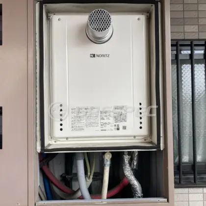 施工後の給湯器（ノーリツ GT-2460SAWX-T-2 BL）