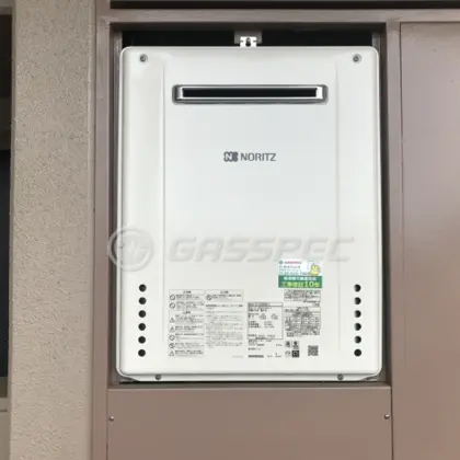 施工後の給湯器（ノーリツ GT-2460SAWX-2 BL）
