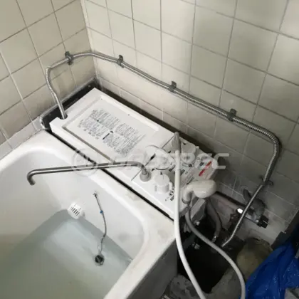 施工後の給湯器（ノーリツ GBSQ-821D BL）