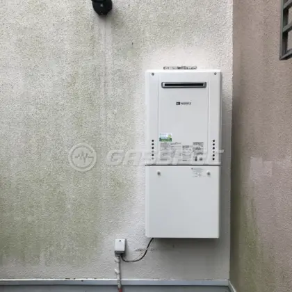 施工後の給湯器（ノーリツ GT-2460SAWX-2 BL）