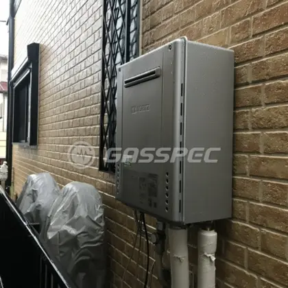 施工後の給湯器（ノーリツ GT-C2462SAWX-2 BL）