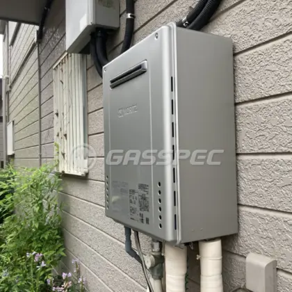 施工後の給湯器（ノーリツ GT-C2062SAWX-2 BL）