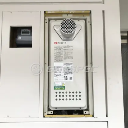 施工後の給湯器（ノーリツ GT-1653SAWX-T-4 BL）