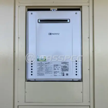 施工後の給湯器（ノーリツ GT-2460SAWX-2 BL）