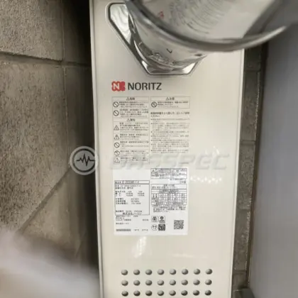 施工後の給湯器（ノーリツ GT-2053SAWX-T-4 BL）