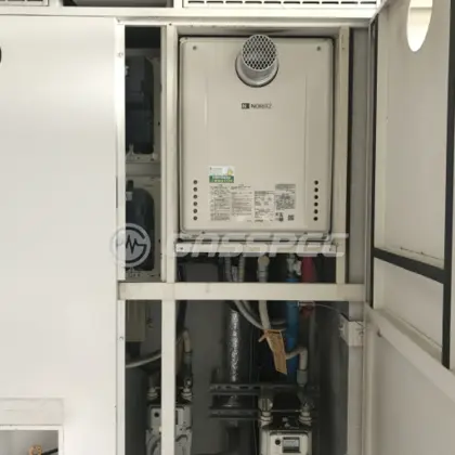 施工後の給湯器（ノーリツ GT-2460SAWX-T-2 BL）