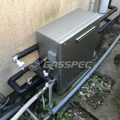 施工後の給湯器（ノーリツ GT-C2062SARX-2 BL）