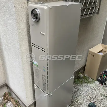 施工後の給湯器（リンナイ RUFH-SE2406AW2-3）