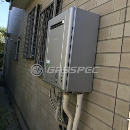 施工後の給湯器（ノーリツ GT-C2062SAWX-2 BL）