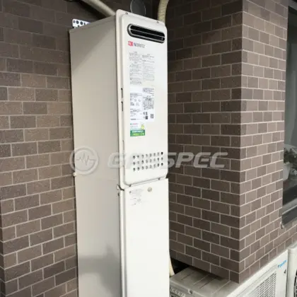 施工後の給湯器（ノーリツ GT-2053SAWX-4 BL）