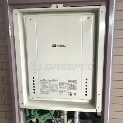 施工後の給湯器（ノーリツ GT-2460AWX-H-2 BL）
